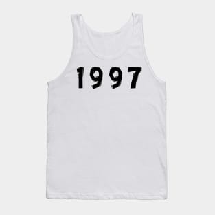 1997 year | simple black Tank Top